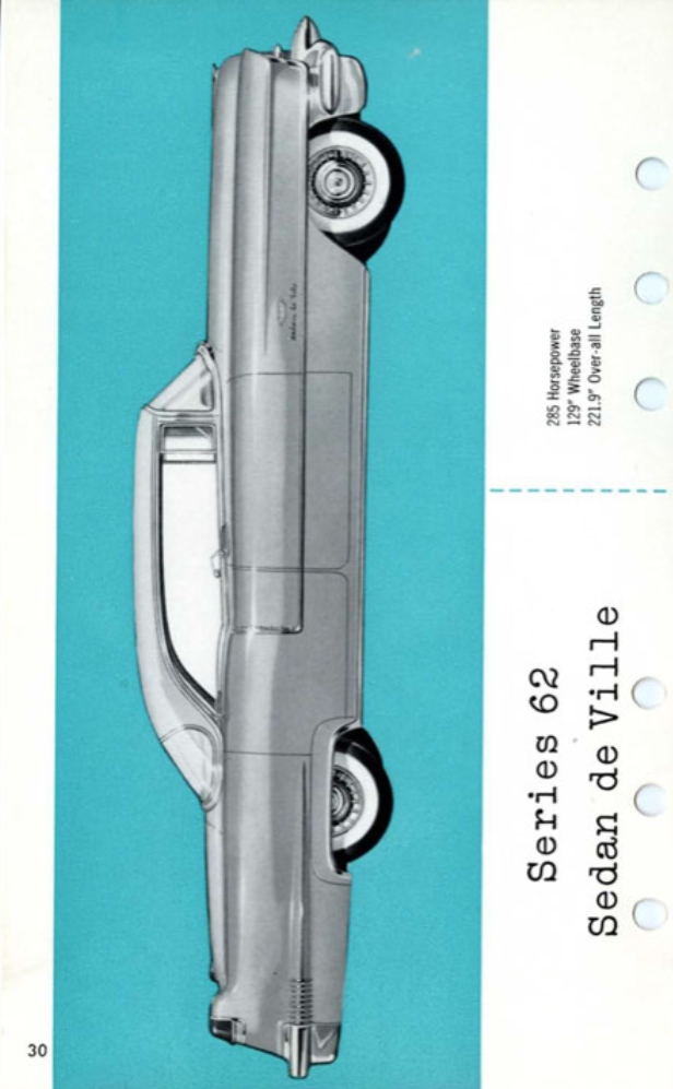 1956 Cadillac Salesmans Data Book Page 49